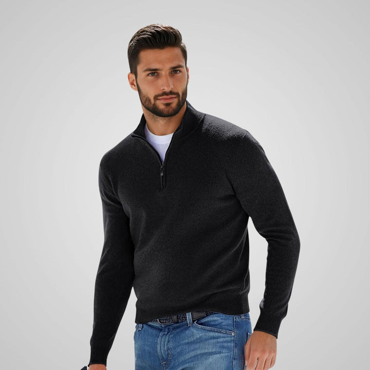 Mizrahi™ Tomer | סוודר רוכסן אלגנטי