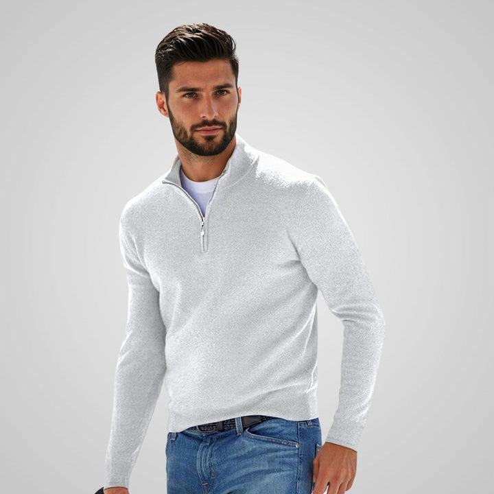 Mizrahi™ Tomer | סוודר רוכסן אלגנטי