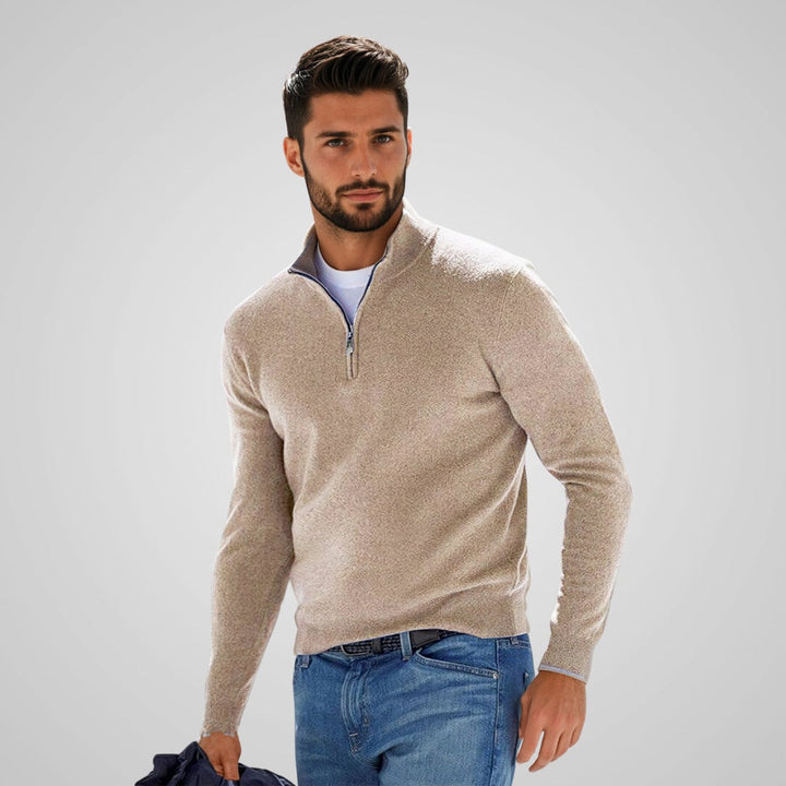 Mizrahi™ Tomer | סוודר רוכסן אלגנטי